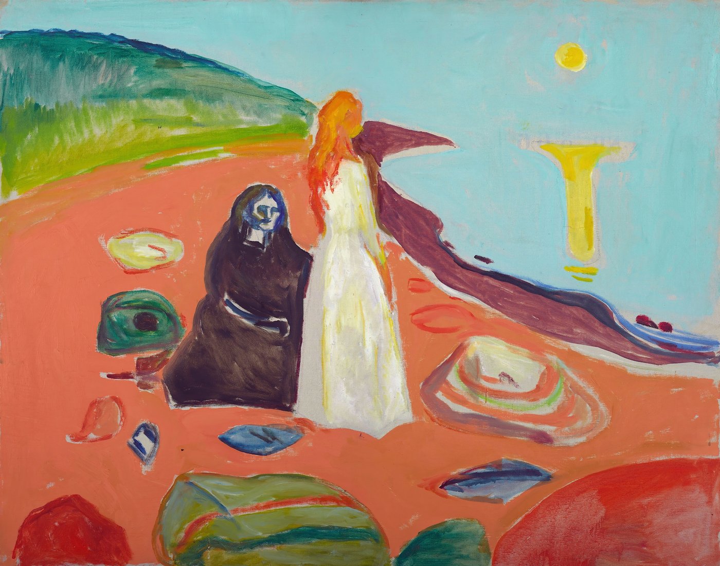 Two Women on the Shore