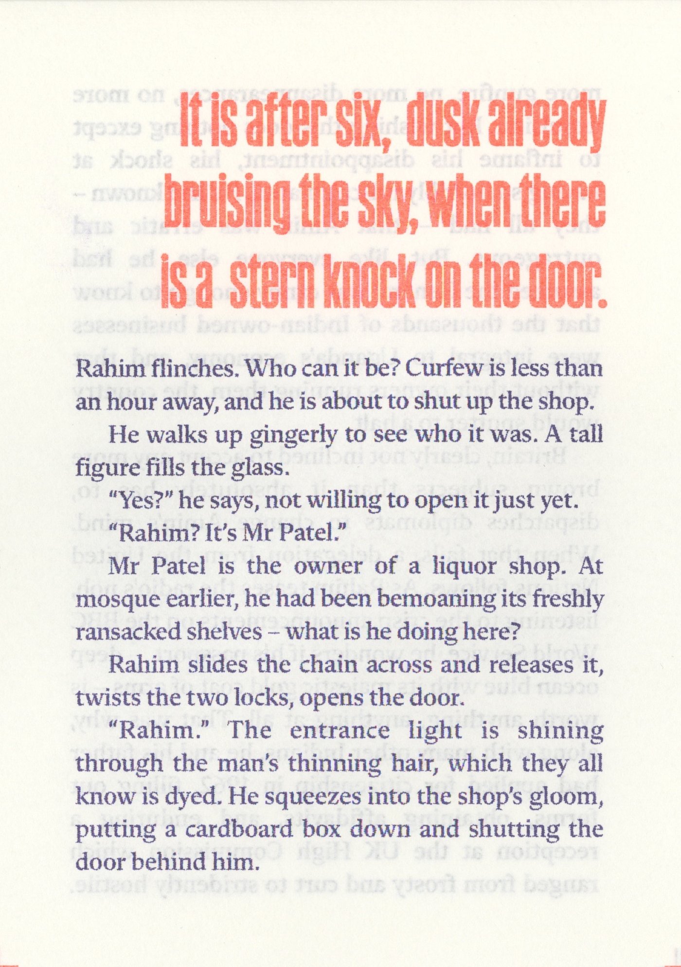 Sample inside page.